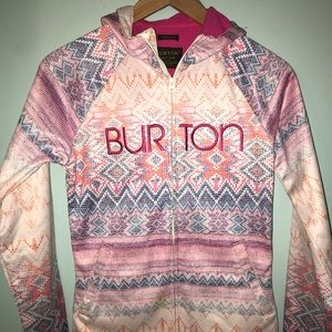 Burton zip-up sweatshirt